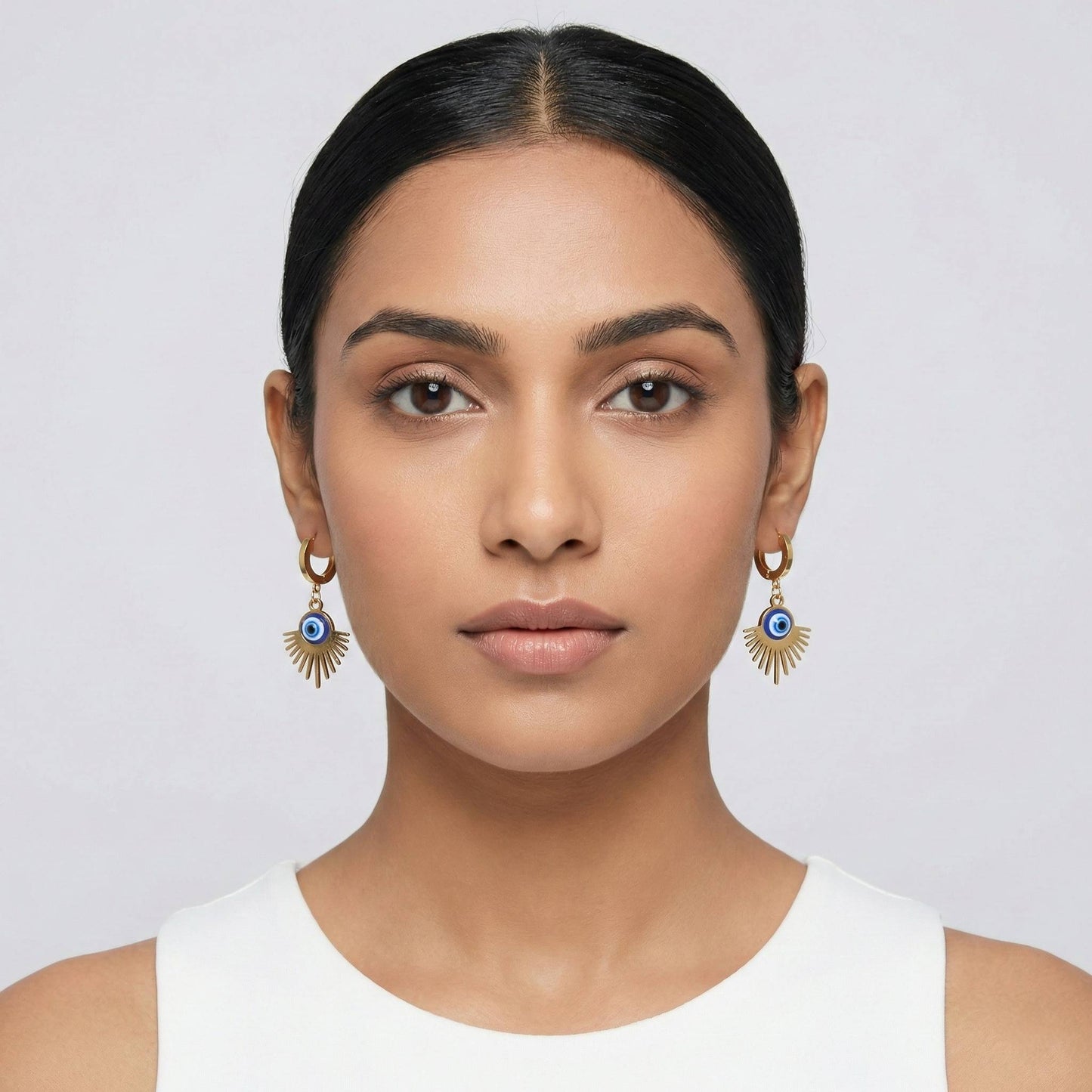 Luxora Evil Eye with Hoops