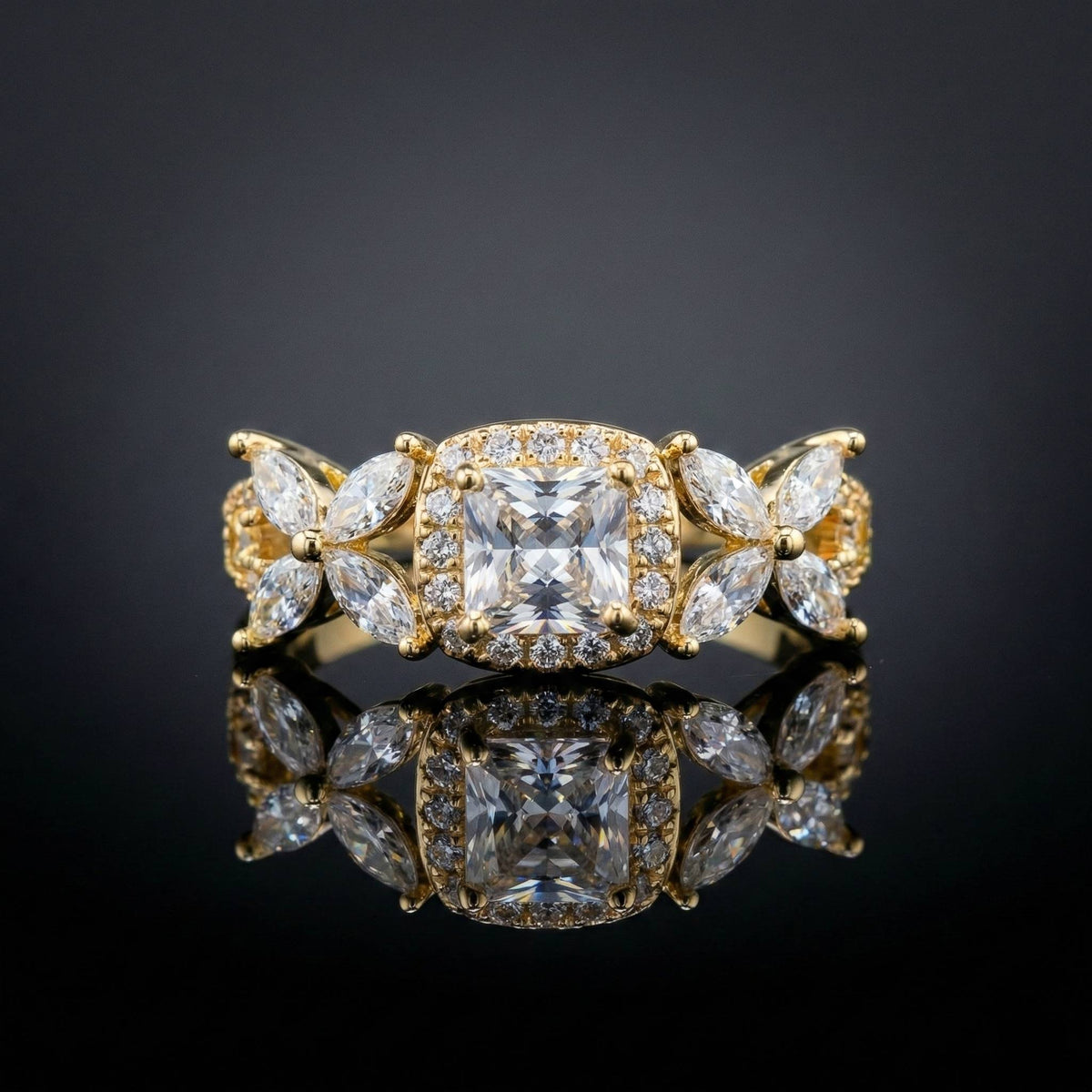 Luxora Yellow Gold / Silver Color Ring