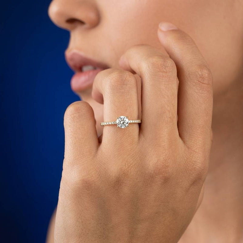 Luxora Delicate Solitaire Ring