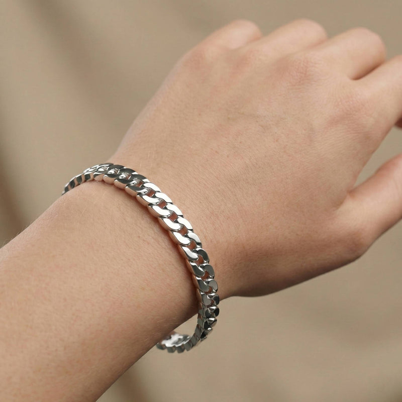 Luxora Silver Chain Type Bracelet