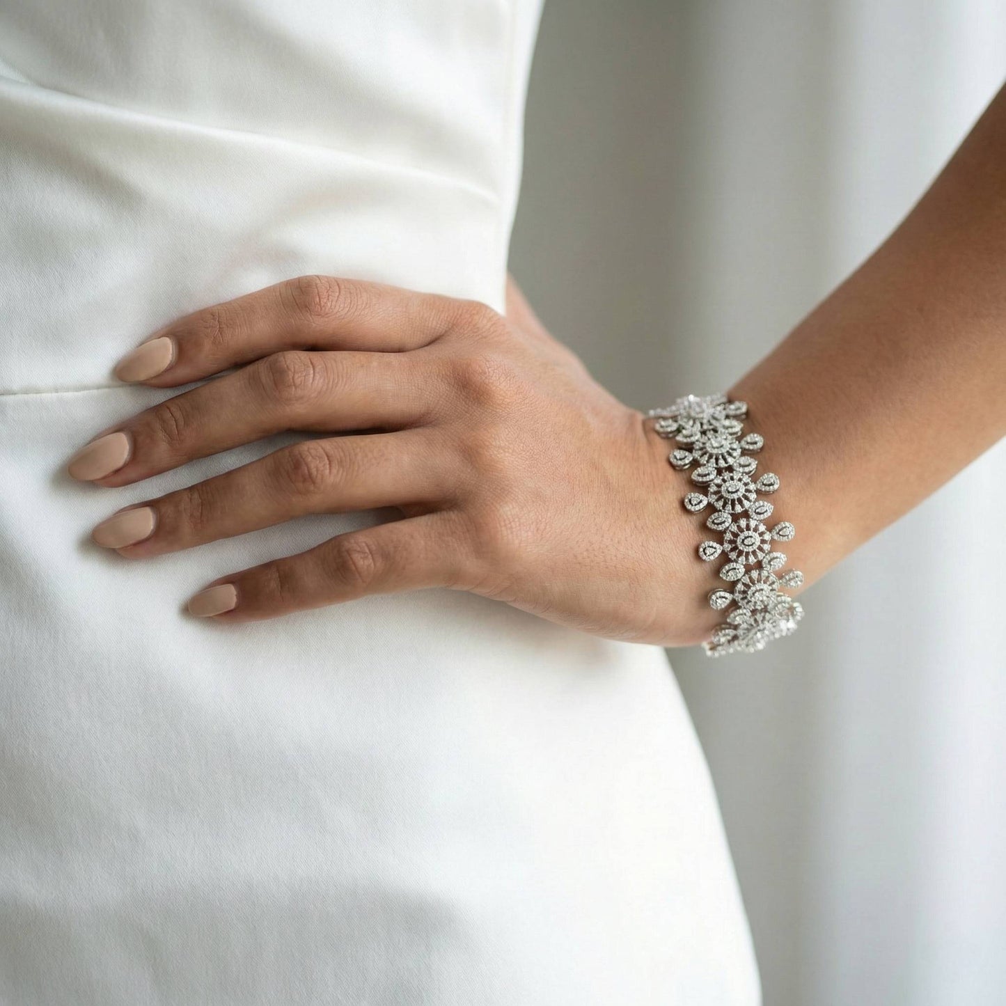 Luxora Broad Diamond Bracelet