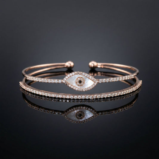 Luxora Dual Flower Double Line Kada