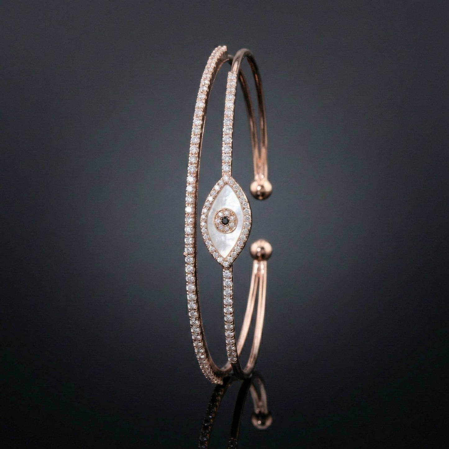 Luxora Dual Flower Double Line Kada