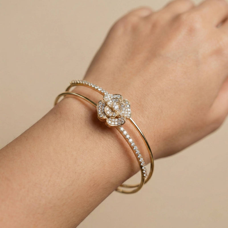Luxora Big Flower Dual Line Kada