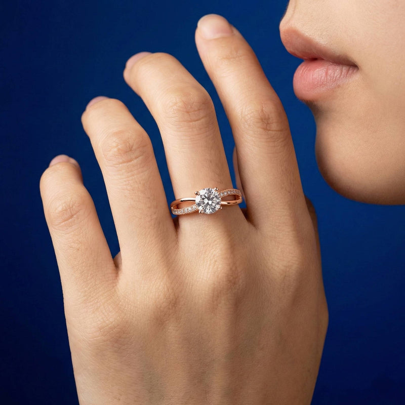 Luxora Graceful Rose Gold Ring