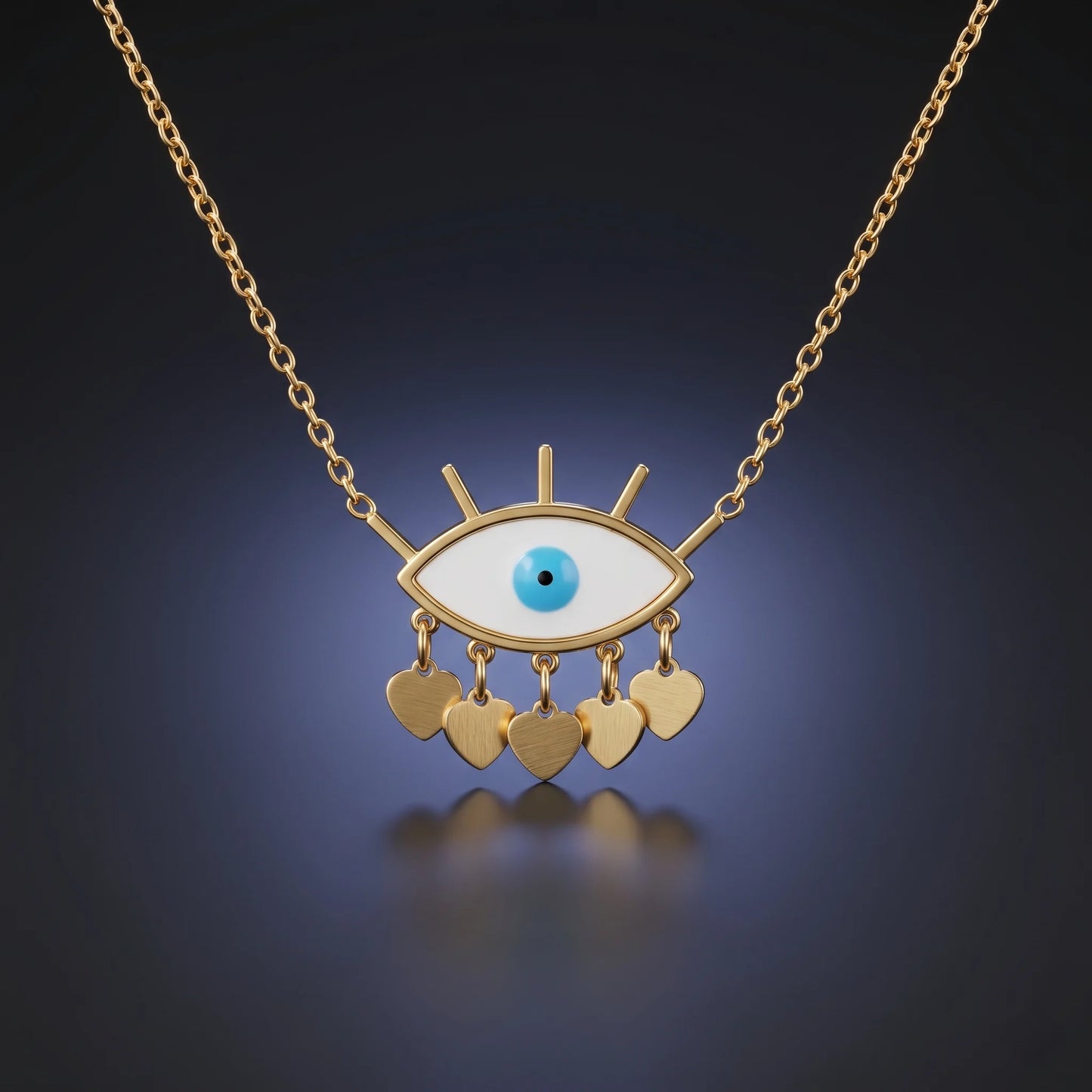 Luxora Guardian Eye Charm Necklace