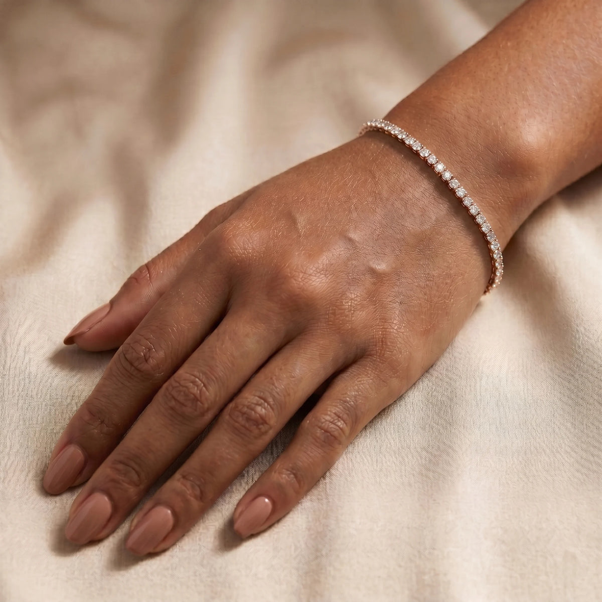 Luxora Diamond Glow Tennis Bracelet
