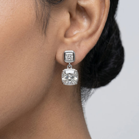 Luxora Regal Radiance Crystal Drop Earrings