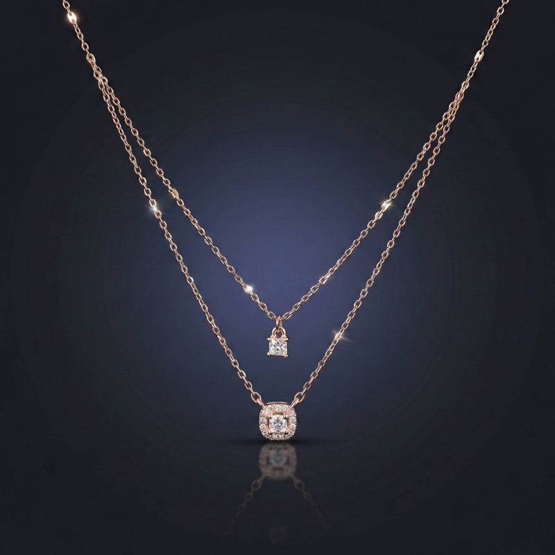 Luxora Dual Layer Square Solitaire