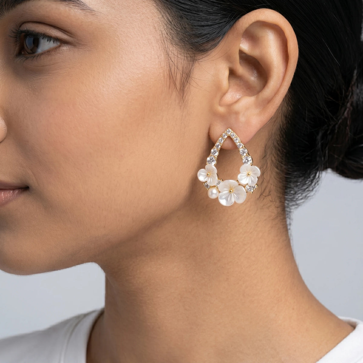 Luxora Pearl Blossom Luxe Earrings
