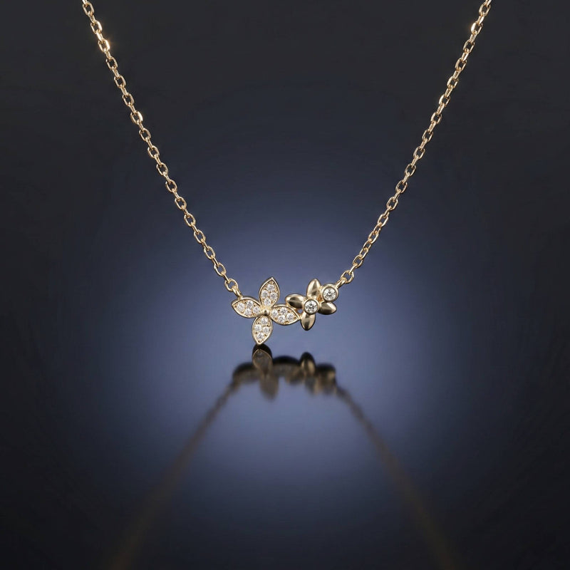 Luxora Two Florals with Diamonds