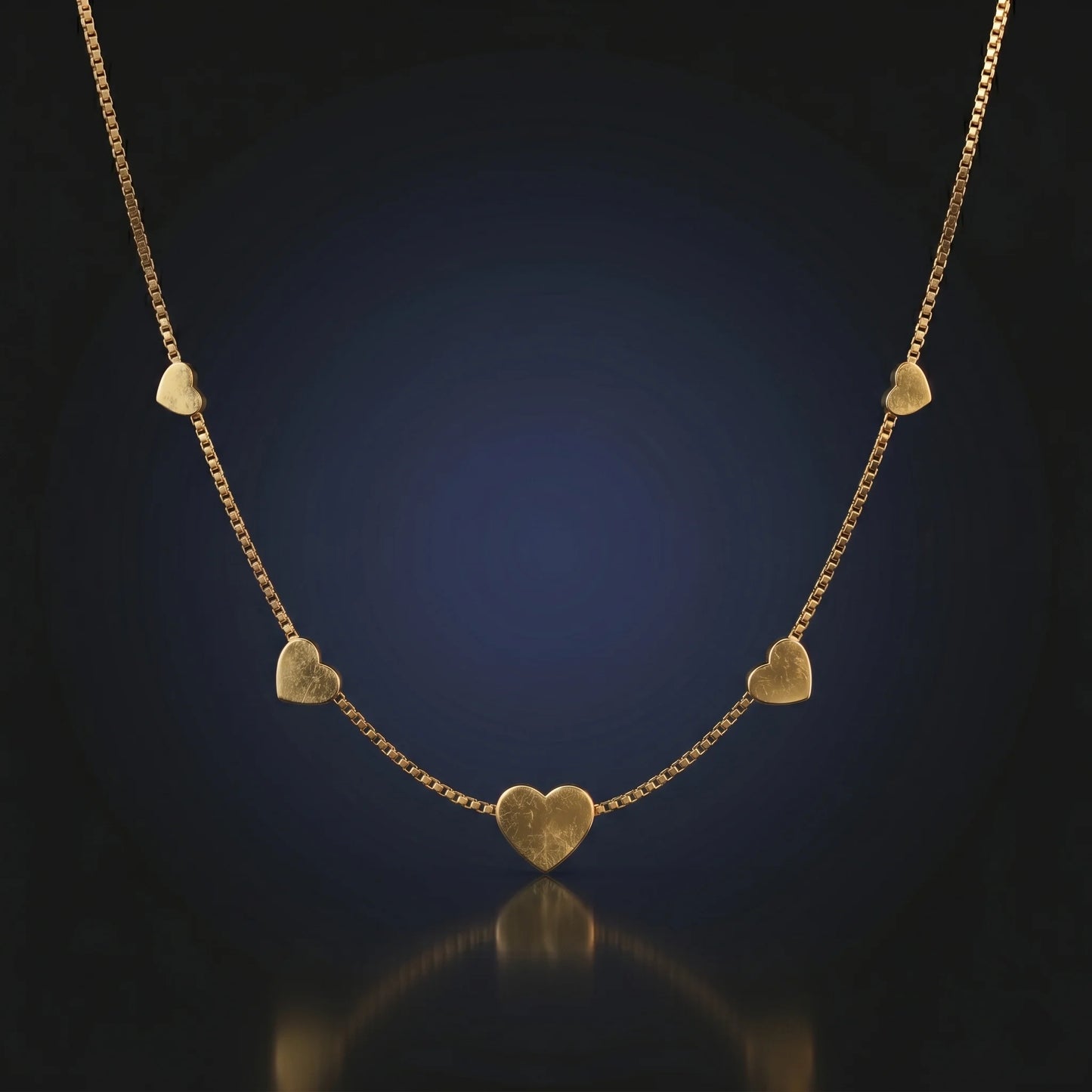 Luxora Endless Love Heart Charm Necklace