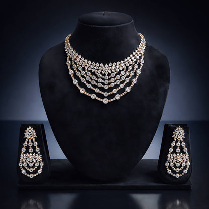 Luxora Five Layer Gold Plated Diamond Set