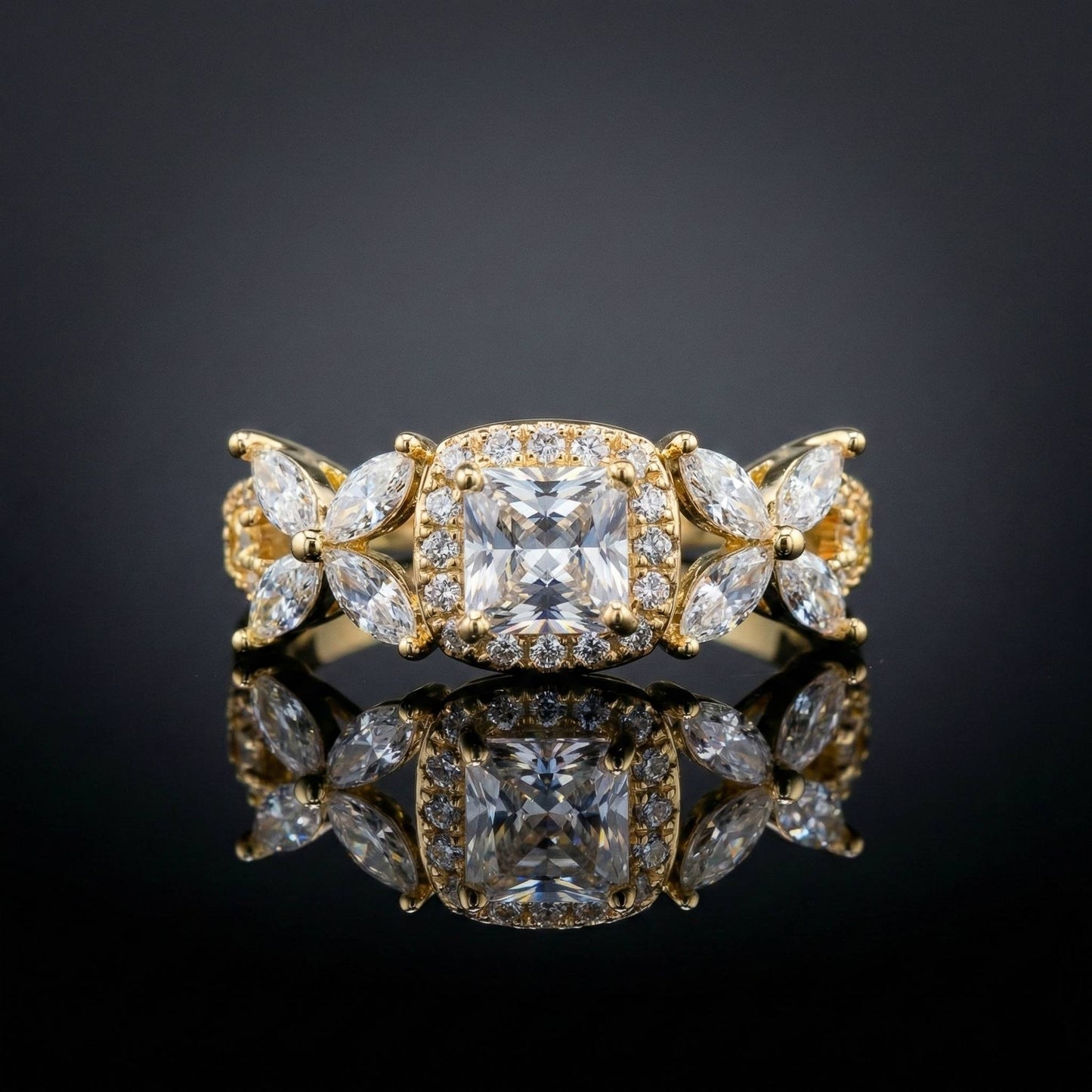 Luxora Yellow Gold / Silver Color Ring