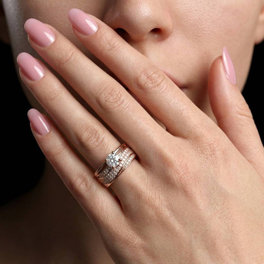 Luxora Stunning Rose Gold RIng