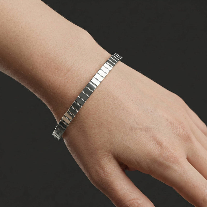 Luxora Silver Thin Kada