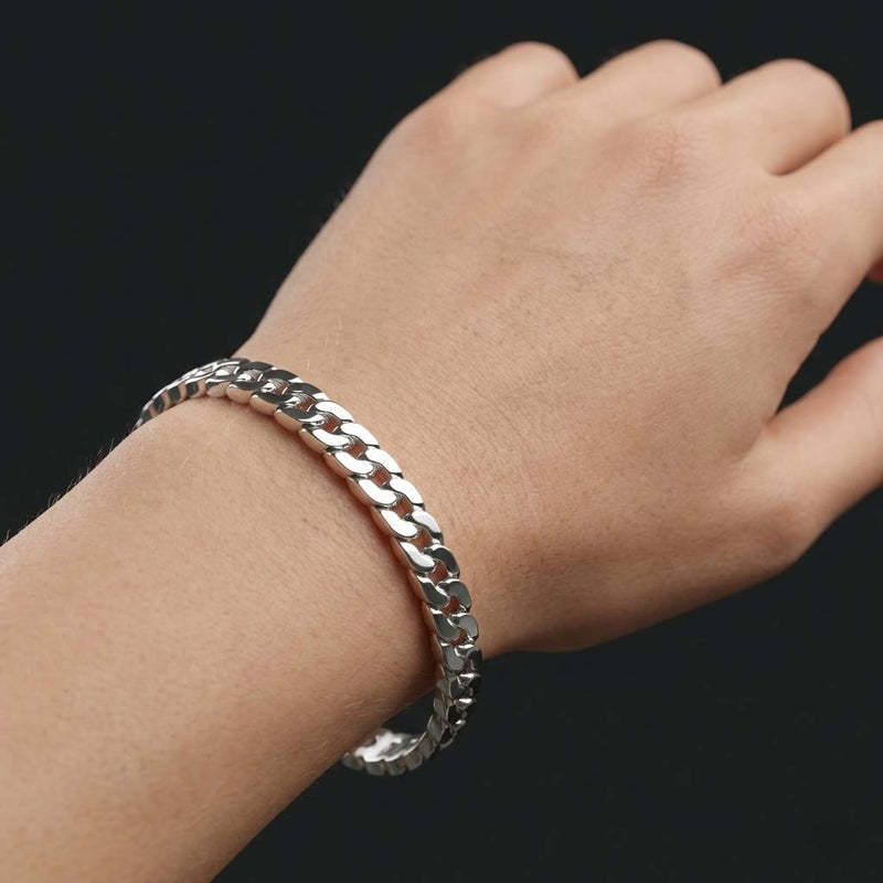 Luxora Silver Chain Type Bracelet