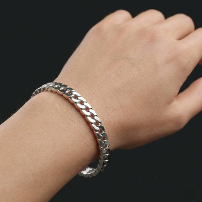 Luxora Silver Chain Type Bracelet