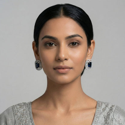 Luxora Sapphire Studs