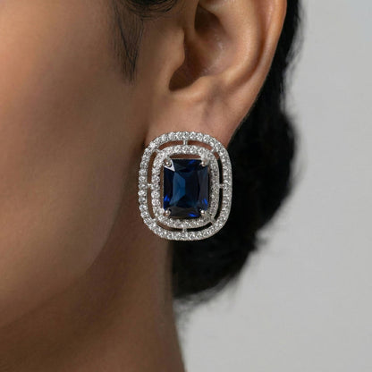 Luxora Sapphire Studs