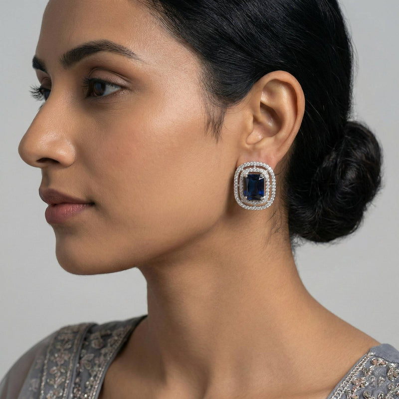 Luxora Sapphire Studs