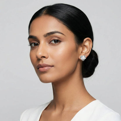 Luxora Silver Heart with White Diamonds