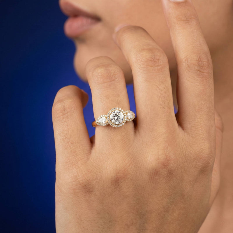 Luxora Romantic Gold Color RIng