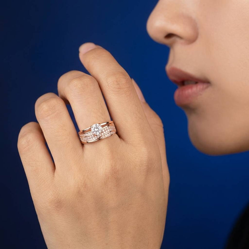 Luxora Stunning Rose Gold RIng