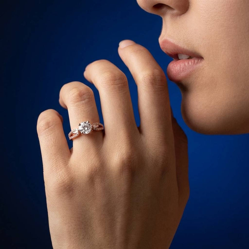 Luxora Captivating Rose Gold Ring