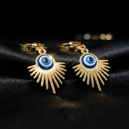 Luxora Evil Eye with Hoops