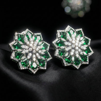 Luxora Big Green Flower (Studs)