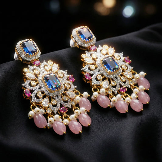 Luxora Emerald with Light Green Danglers
