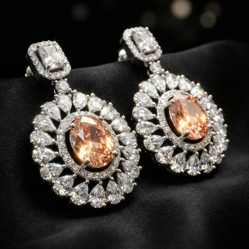 Luxora Champagne Color Earrings (Studs)