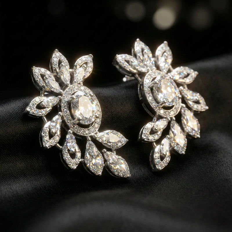 Luxora All White Studs