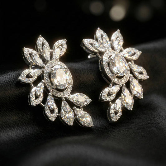 Luxora All White Studs