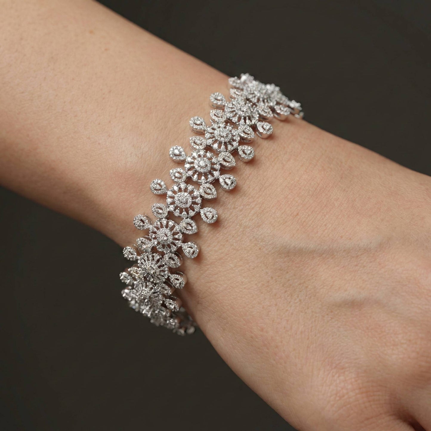Luxora Broad Diamond Bracelet