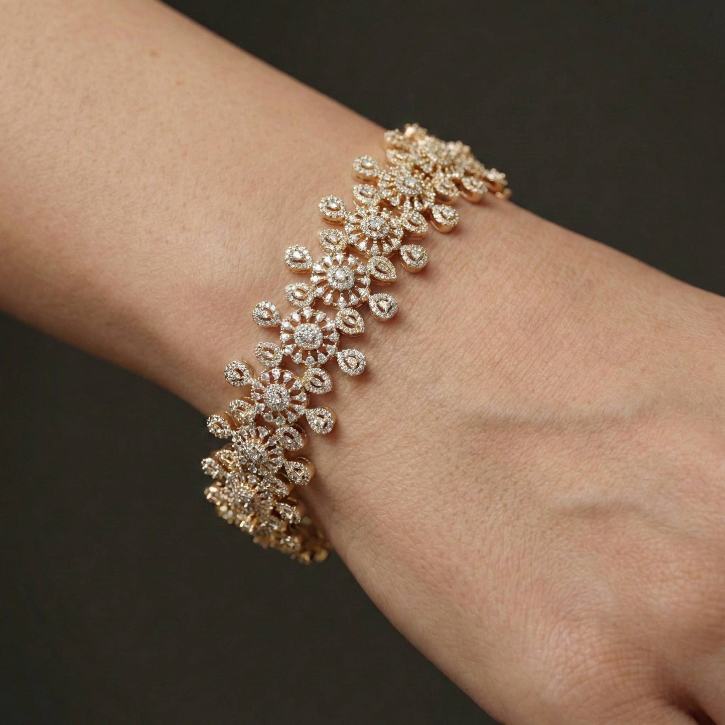 Luxora Broad Diamond Bracelet