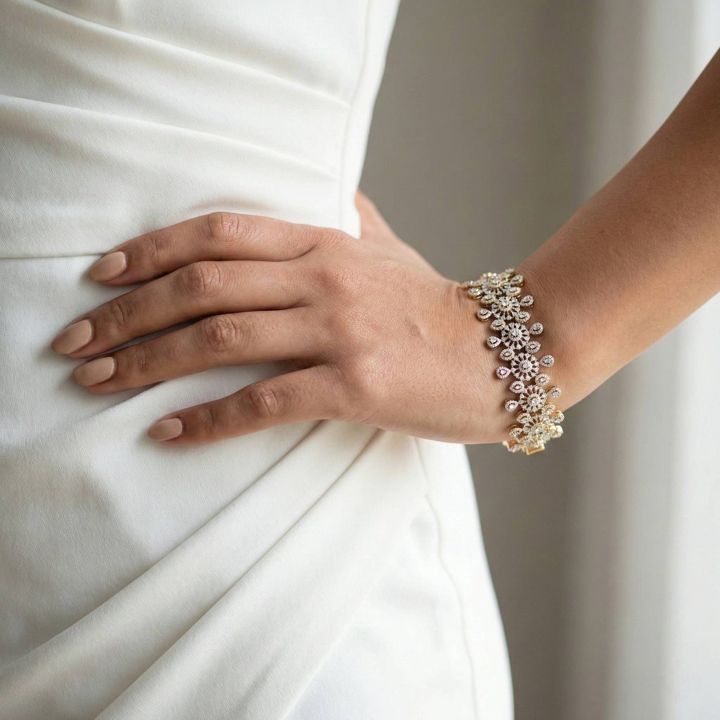 Luxora Broad Diamond Bracelet