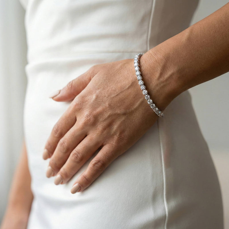 Luxora Tennis Bracelet Silver