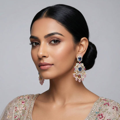 Luxora Emerald with Light Green Danglers