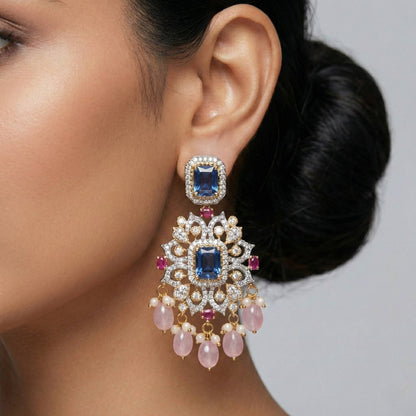 Luxora Emerald with Light Green Danglers