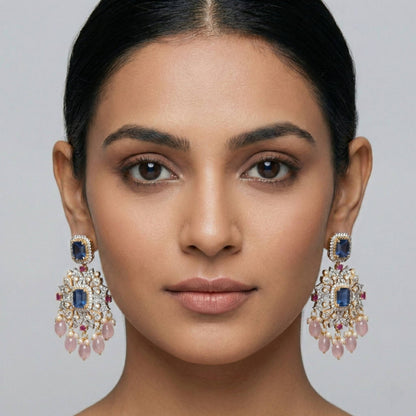 Luxora Emerald with Light Green Danglers