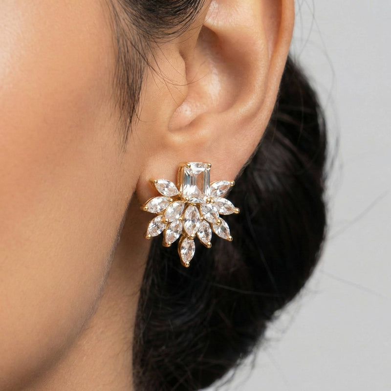 Luxora Emerald Cut Diamond with Floral