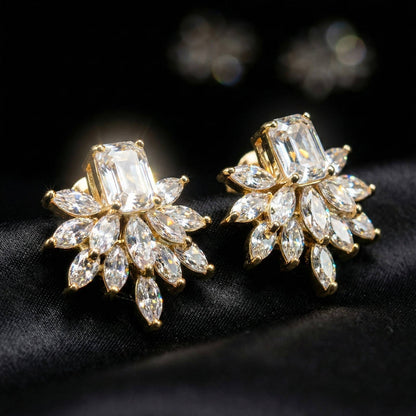 Luxora Emerald Cut Diamond with Floral
