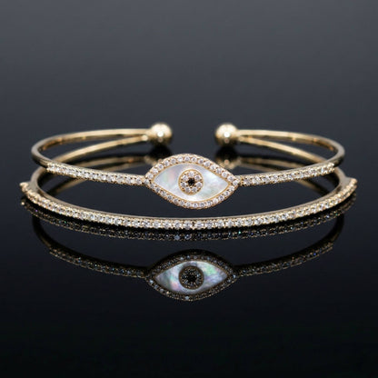 Luxora Dual Flower Double Line Kada