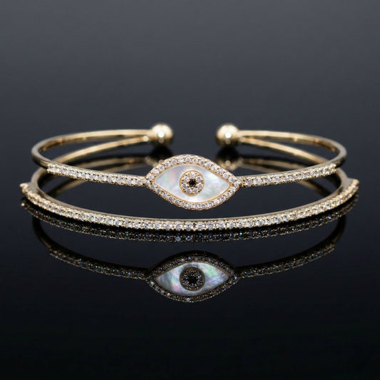 Luxora Dual Flower Double Line Kada