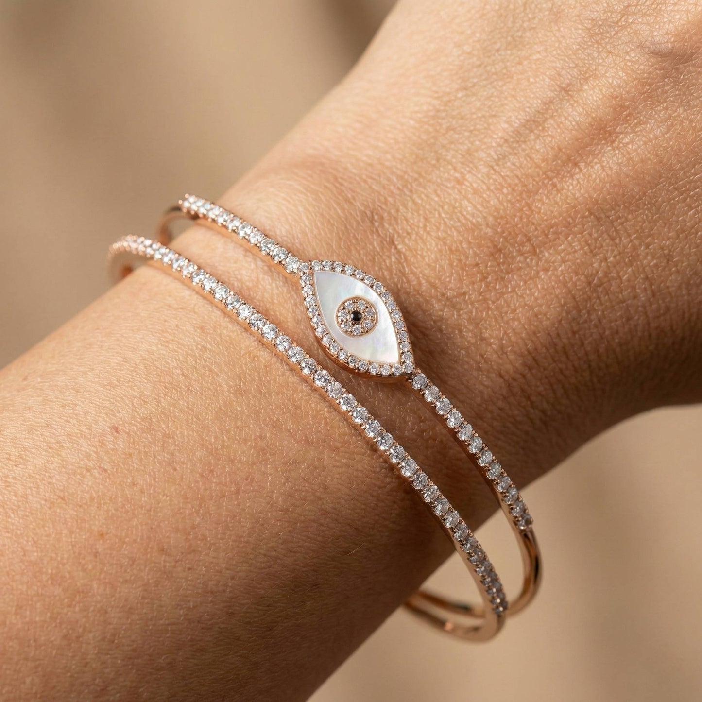 Luxora Dual Flower Double Line Kada
