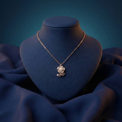 Luxora Single Flower with Pearl