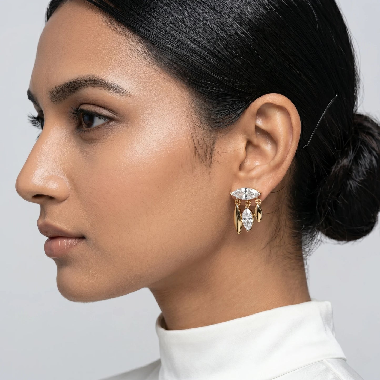 Luxora Marquise Chandelier Earrings