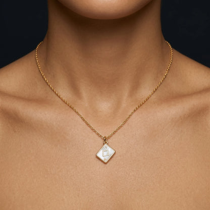 Luxora Ace of Elegance Playing Card Pendant